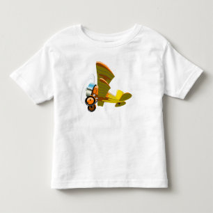 Cartoon retro aeroplane toddler T-Shirt