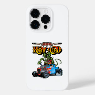 Cartoon retro hot rod Case-Mate iPhone 14 pro case