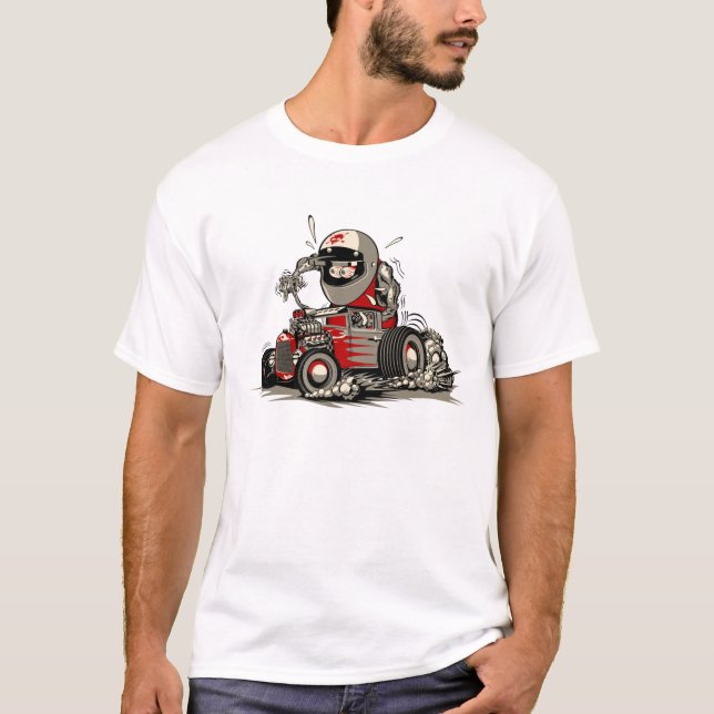 Cartoon retro rat rod T-Shirt (Front)