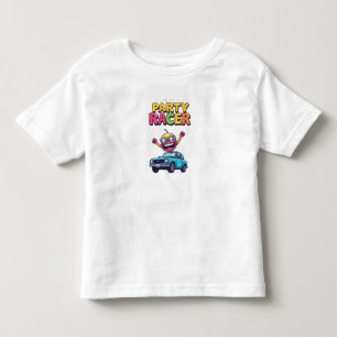 🚗 Cartoon Ride Fun For Playtime 🎈 Toddler T-Shirt