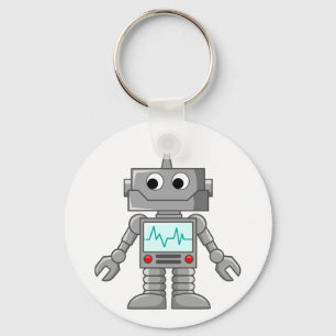 Cartoon Robot Key Ring