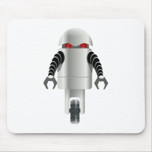 Cartoon Robot Mouse Pad