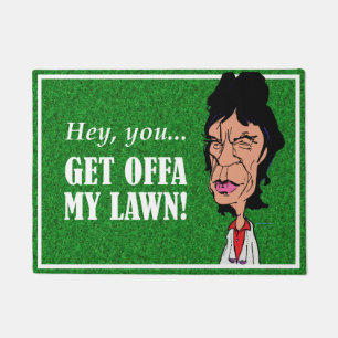 Cartoon Rock 'n' Roll Doormat