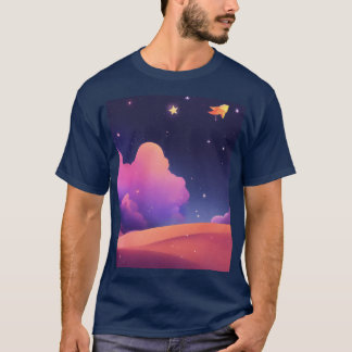 Cartoon rocket ship T-Shirt