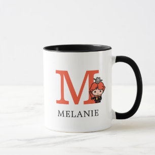 Cartoon Ron Weasley and Pigwidgeon Mug