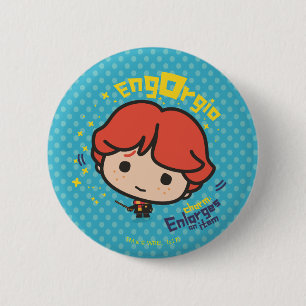 Cartoon Ron Weasley Engorgio Spell 6 Cm Round Badge