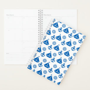 Cartoon Sail Boat Pattern Planner