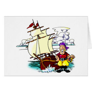 Cartoon Sailing Ship