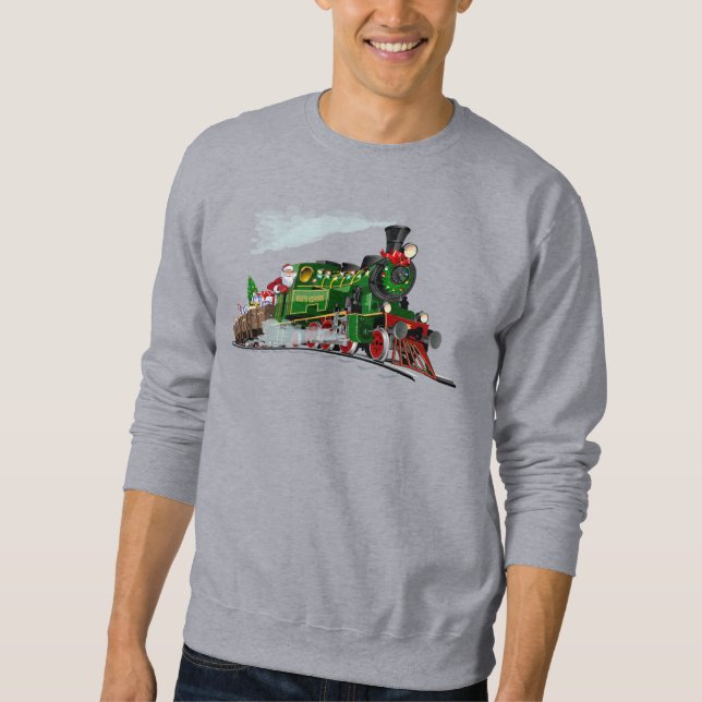 Cartoon Santa express Sweatshirt (Front)