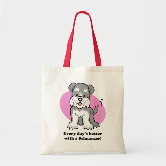 Cartoon Schnauzer Bag (Front)