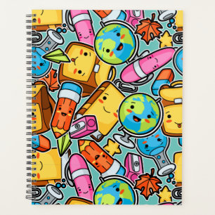 Cartoon School Pattern Planner