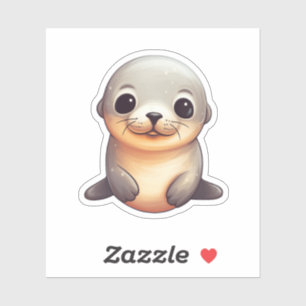 Cartoon seal illustration