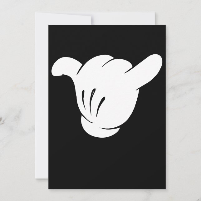 Cartoon Shaka Brah Sign Hang Loose Hawaii Chill Re (Front)