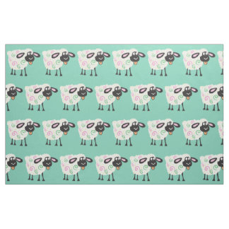 cartoon sheep fabric