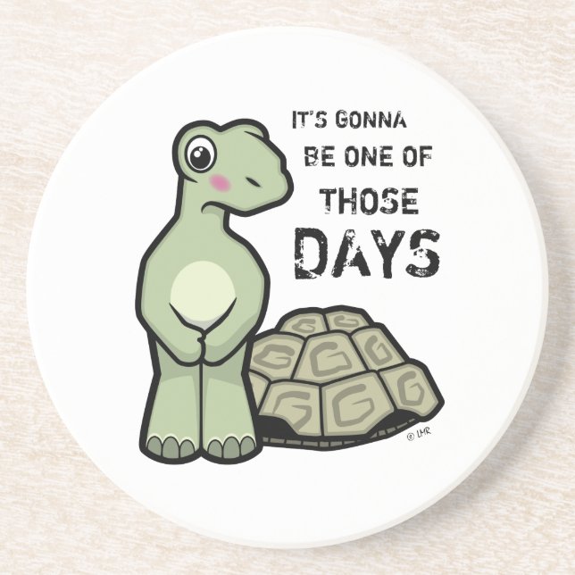 Cartoon Shell-less Tortoise Coaster (Front)