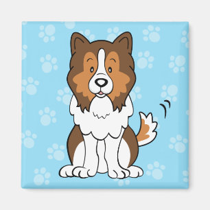 Cartoon Sheltie Magnet