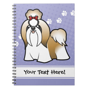 Cartoon Shih Tzu (show cut) Notebook