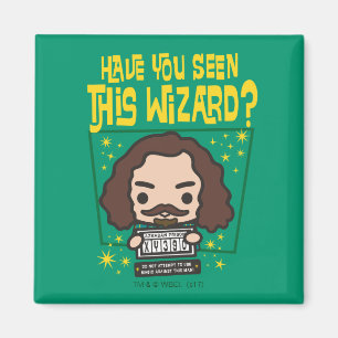 Cartoon Sirius Black Wanted Poster Graphic Magnet