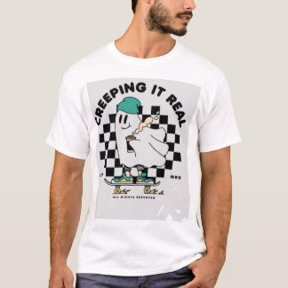 Cartoon skater in modern style - funny design T-Sh T-Shirt