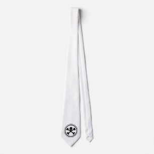 Cartoon Skull & Crossbones Logo Tie