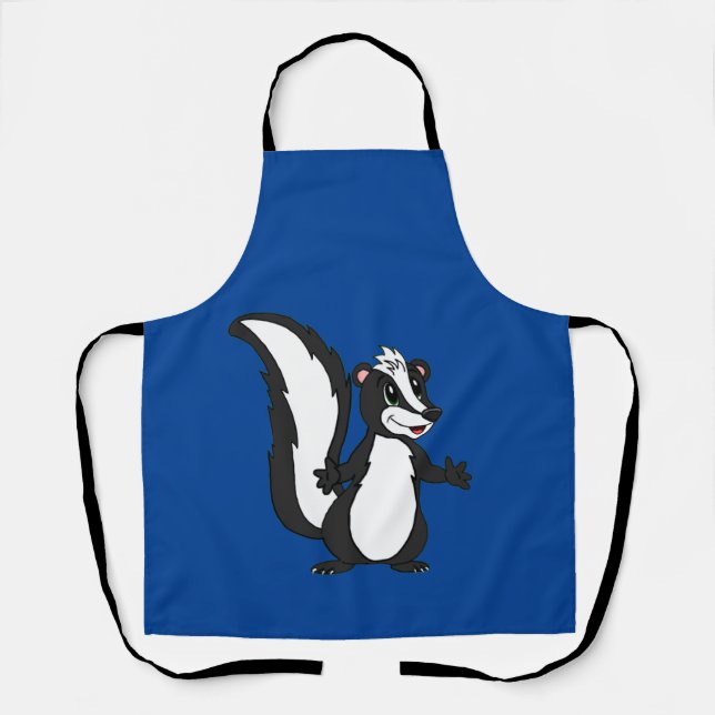 Cartoon Skunk  Apron (Front)