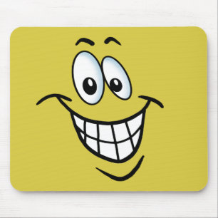 Cartoon Smile Mouse Pad