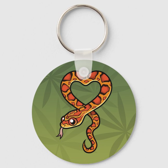 Cartoon Snake Key Ring (Front)