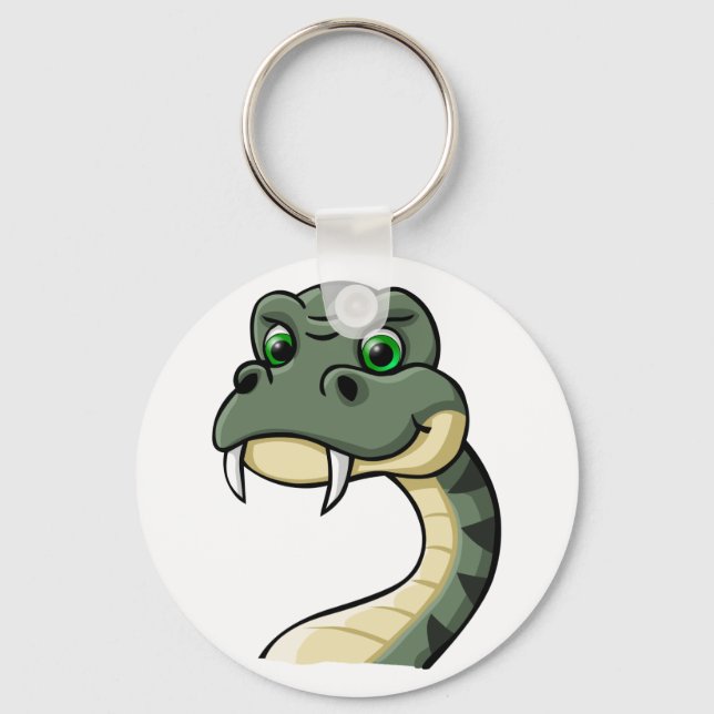 Cartoon Snake Key Ring (Front)