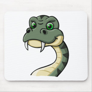 Cartoon Snake Mouse Pad