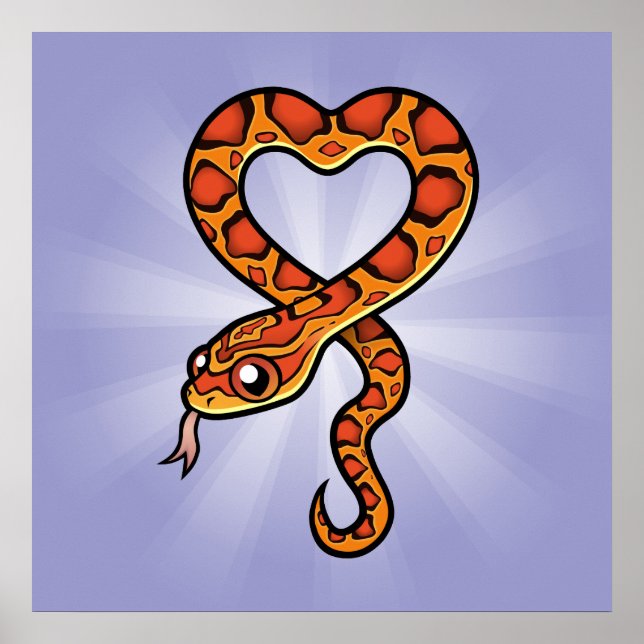Cartoon Snake Poster (Front)