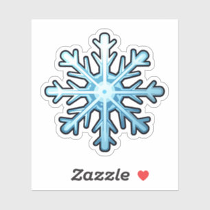 Cartoon snowflake illustration