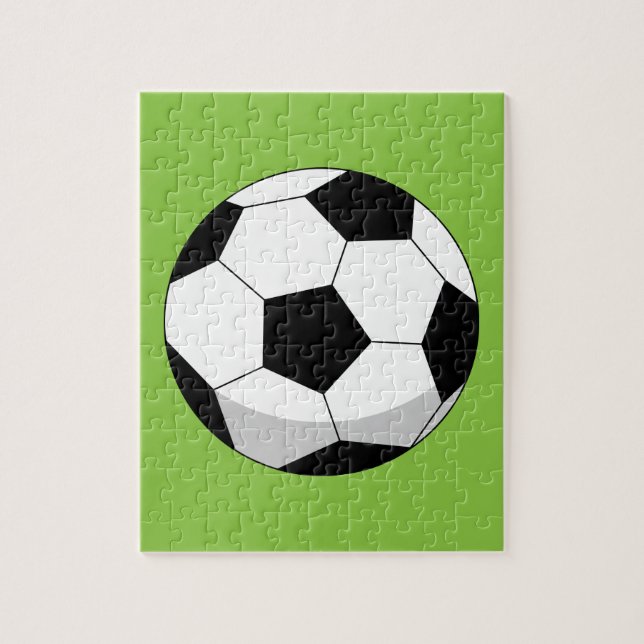 Cartoon Soccer Ball Jigsaw Puzzle (Vertical)