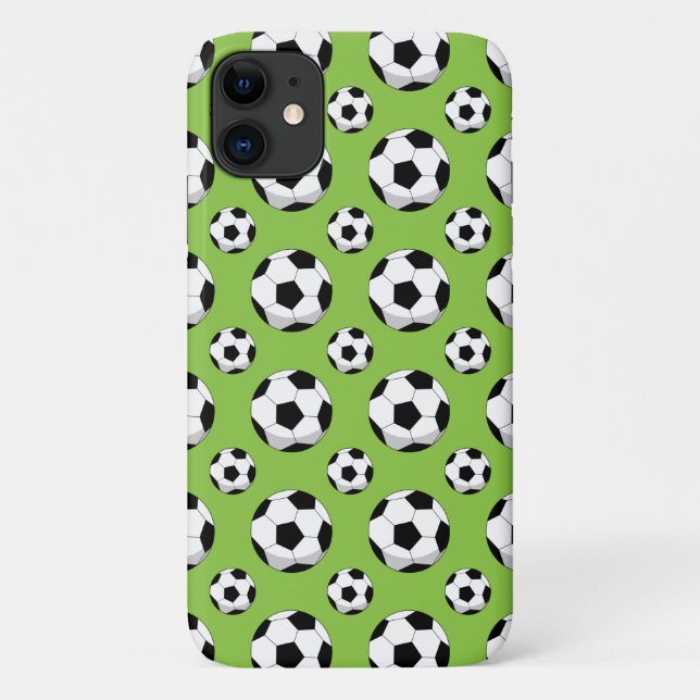 Cartoon Soccer Ball Pattern Case-Mate iPhone Case (Back)