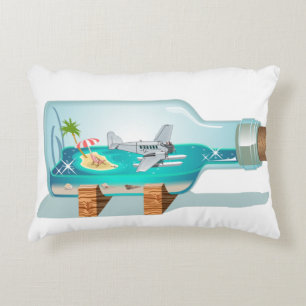 Cartoon Souvenir Bottle Decorative Cushion