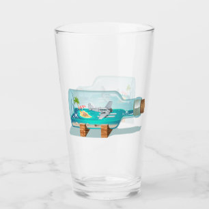 Cartoon Souvenir Bottle Glass