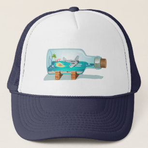 Cartoon Souvenir Bottle Trucker Hat
