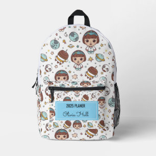 Cartoon Space Back to School Supplies Teachers Printed Backpack