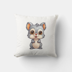 Cartoon squirrel illustration cushion