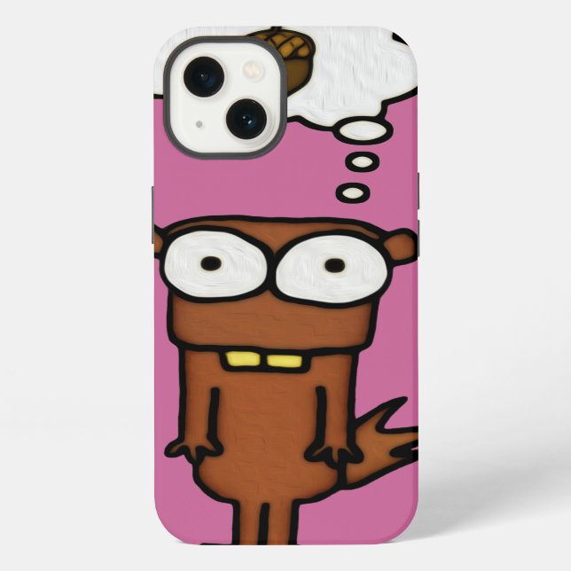 Cartoon Squirrel iPhone Case (Back)