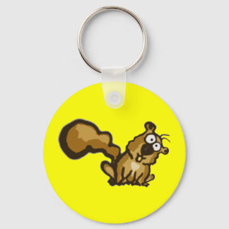 Cartoon Squirrel Keychain