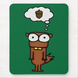 Cartoon Squirrel Mouse Pad