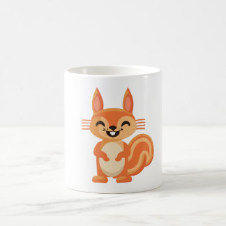Cartoon squirrel mug