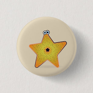 Cartoon Starfish 3 Cm Round Badge