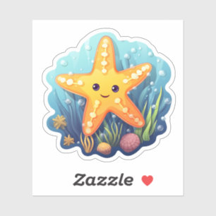 Cartoon starfish illustration
