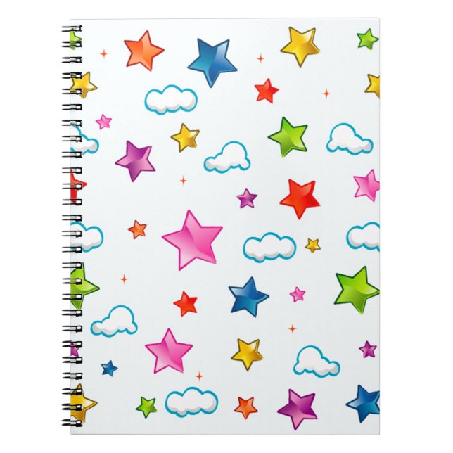 Cartoon Stars Notebook (Front)