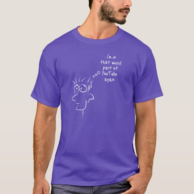 cartoon stick man weird part of internet T-Shirt (Front)