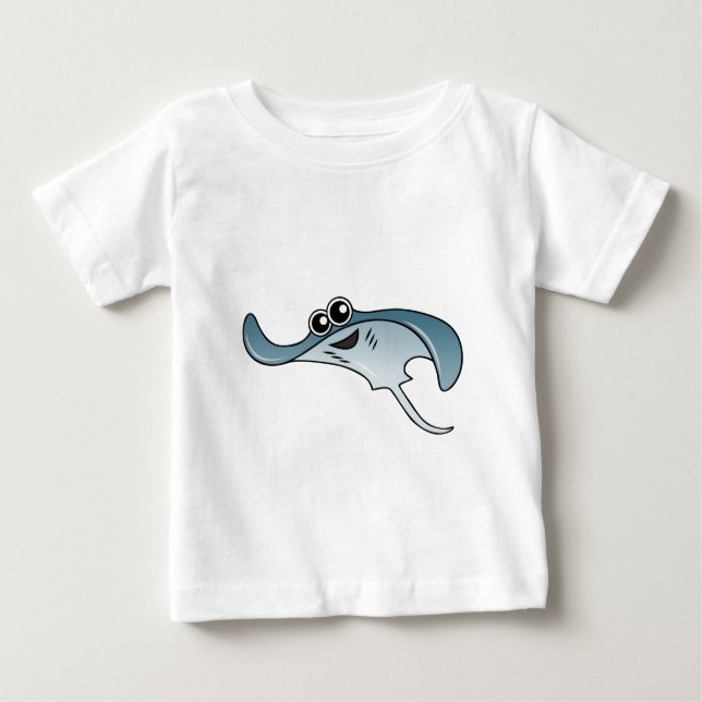 Cartoon Stingray Baby T-Shirt (Front)