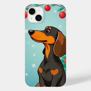 Cartoon-style dachshund Case-Mate iPhone 14 plus case
