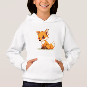 Cartoon-Style Happy Fox T-Shirt