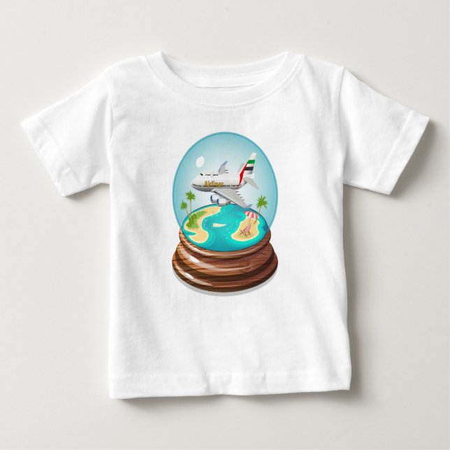 Cartoon Summer Cristal Ball Baby T-Shirt (Front)